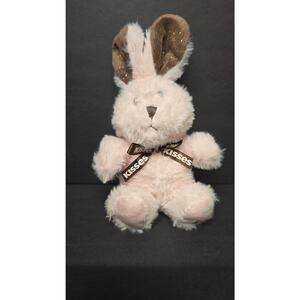Galerie Pink Bunny Rabbit Plush Stuffed Animal Hersheys Kisses Easter Small Toy
